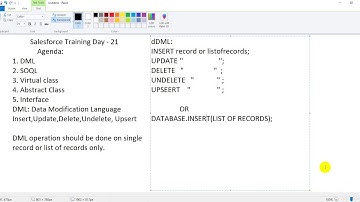 Salesforce Training   Day21