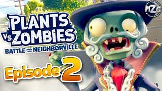 Plants vs. Zombies Battle for Neighborville Gameplay Part 2 - Baron Von Bats boss! Town Center!