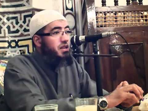 الشيخ اكرم سعيد من داخل مسجد المنى 