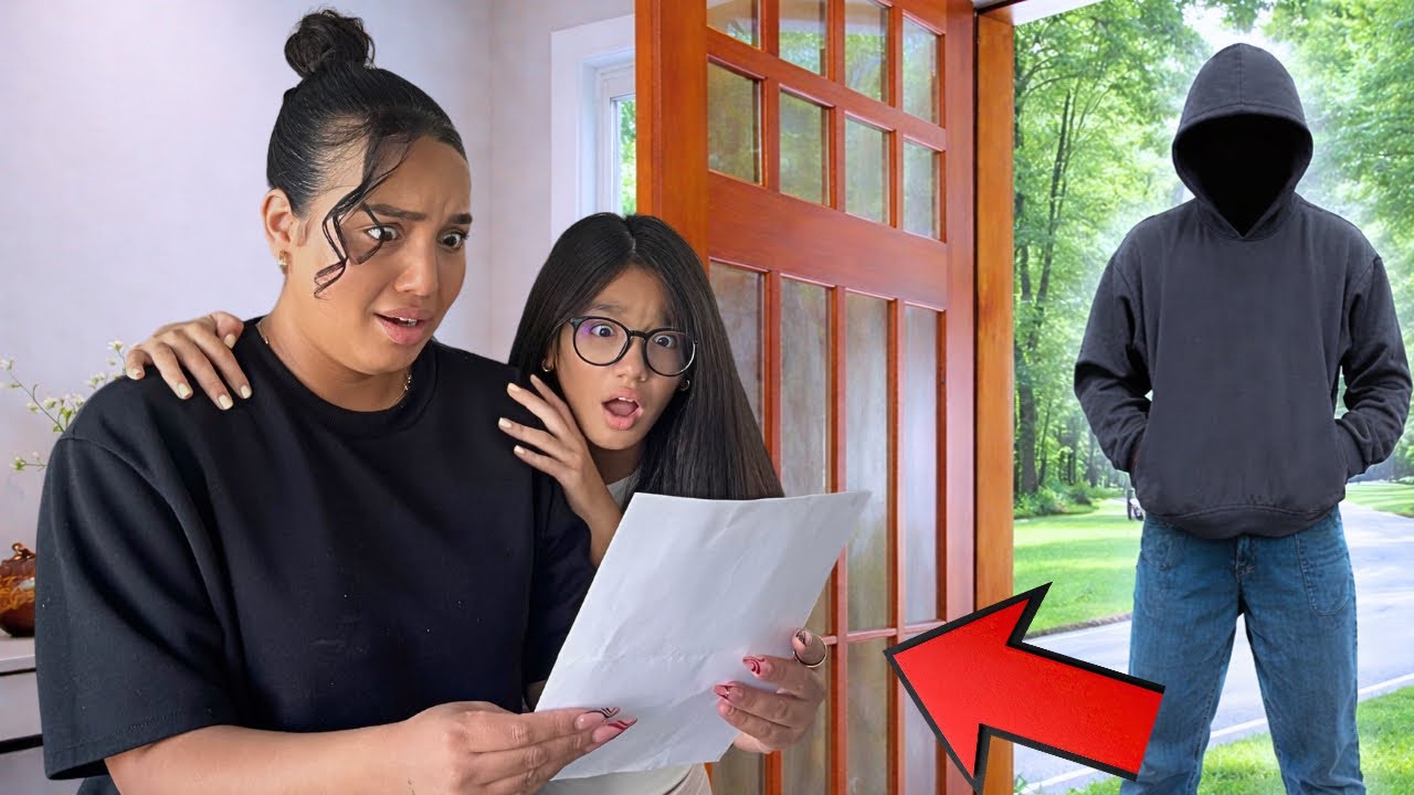 STALKER LEFT US A CREEPY LETTER...