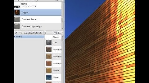 Duplicate Material In Revit(Rendering Purpose)