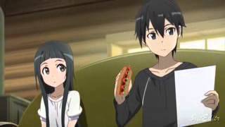Yui Eat Sandwich. English Dub Sao