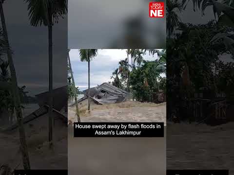 House washed away