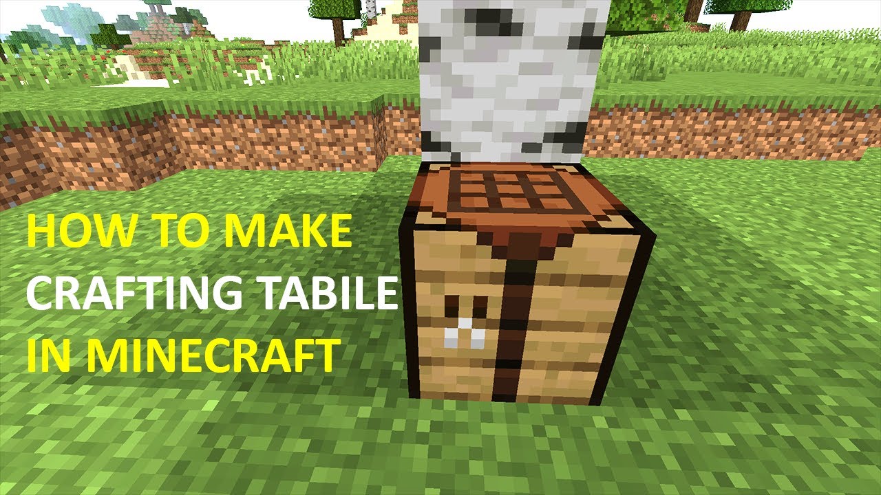 How To Make a Crafting Table In Minecraft YouTube