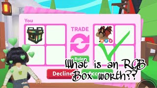 Roblox Adopt Me Trading Values - What is RGB Reward Box Worth