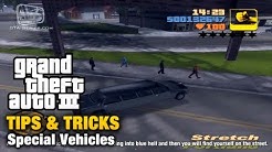GTA 3 - Tips & Tricks - Special Vehicles 