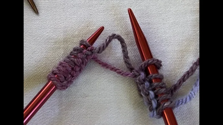 Fixing a dropped cast on stitch; Knit Stitch tutorial/demonstration (Part 2)