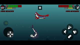 megalodon vs mosasaurus - hybrid arena screenshot 4