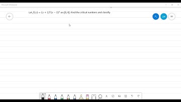 14.1 Absolute Extrema