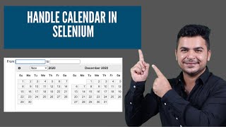 how to handle calendar in selenium webdriver