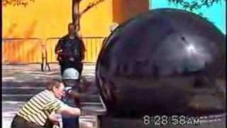 Largest Black Galaxy Granite Sphere in the World