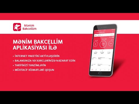 Mənim Bakcellim proqramı, balans köçürmələri, internet paketlər aktiv etmək və s.