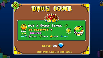 #2063 not a Daily Level (by DessiWTF) [Geometry Dash]