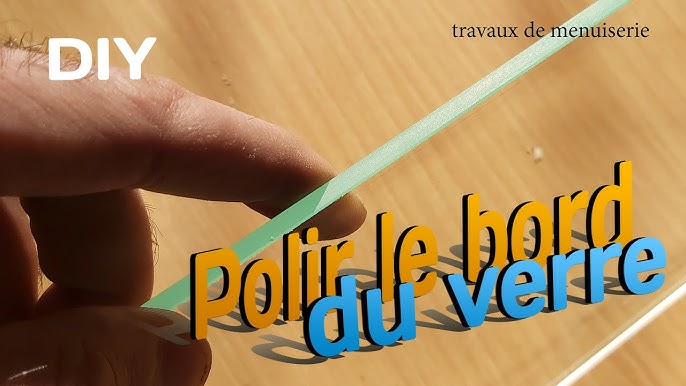 Après le ponçage d'un verre rayé, il faut repolir le verre !