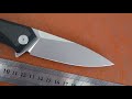 Petrified fish PF838С, D2 Stonewashed, G10 Black + carbon