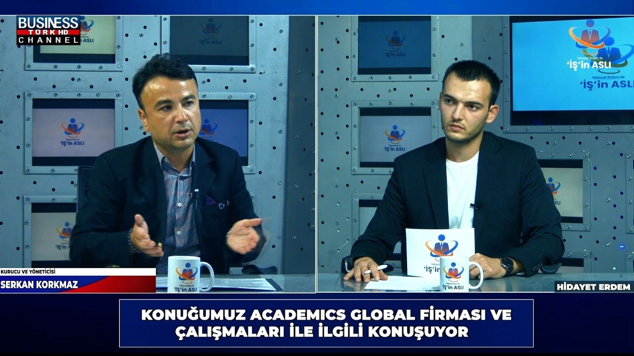BUSINESS Channel Türk TV'de "İŞ'in Aslı" Programı | Konuk: Academics Global Academic Publishing & Media Akademik Yayınevi'nin Kurucusu Serkan KORKMAZ
