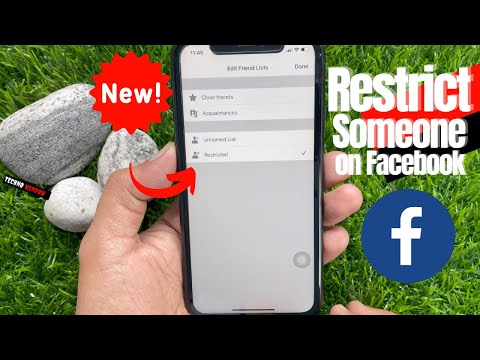 Video: Cum Se Restricționează Accesul Pe Facebook