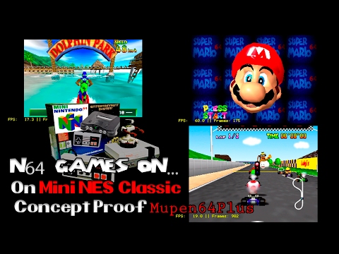 N64 Games on Mini NES From Worst to Best at minute 8:50 | Hakchi2 + RetroArch | core Mupen64plus