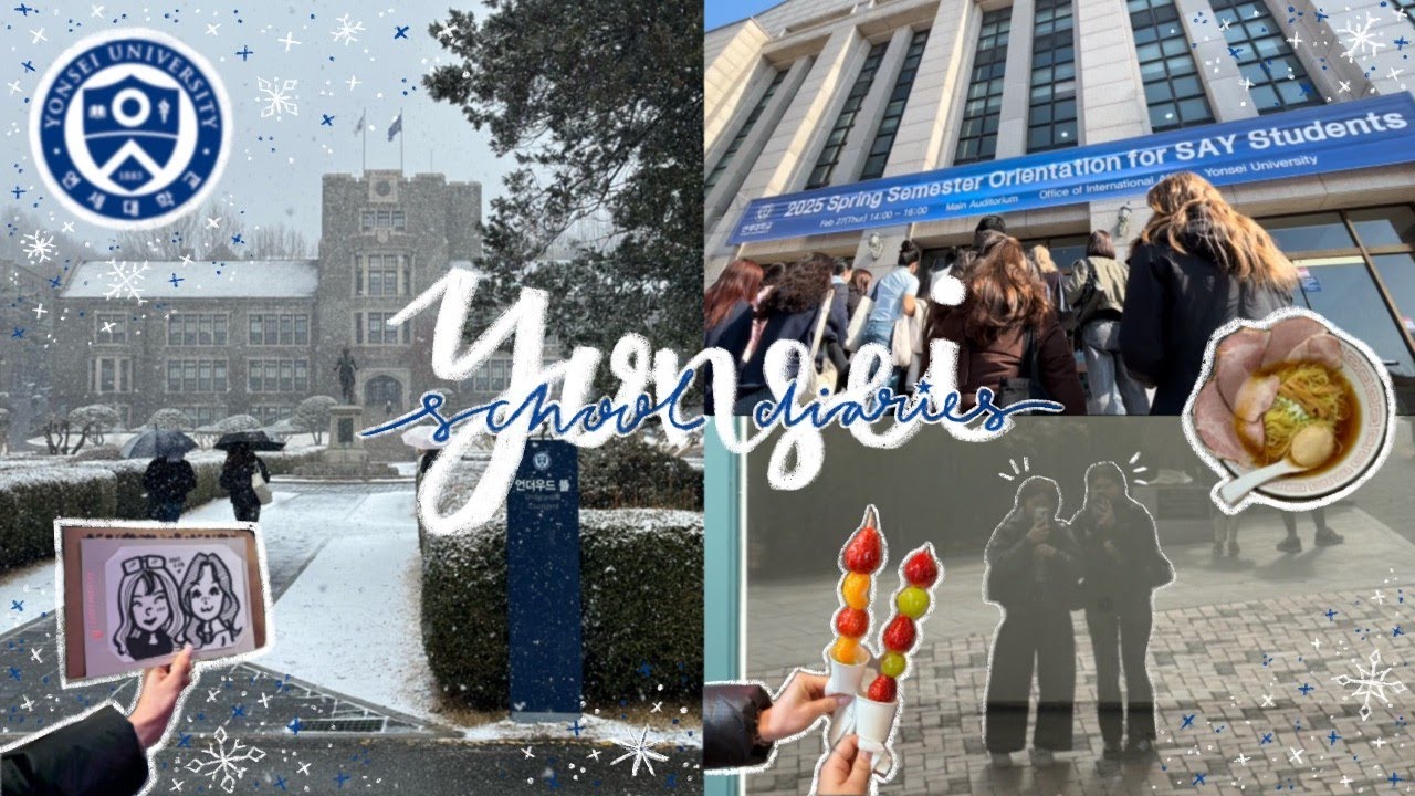 first week at Yonsei University as an exchange student!!