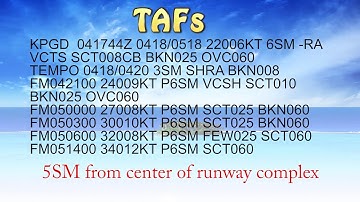 Ep. 23: TAFs Explained in 3 minutes | Terminal Aerodrome Forecasts