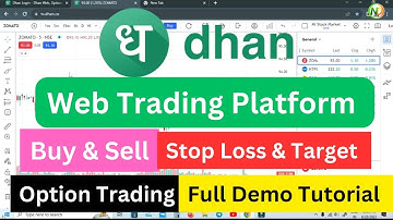 Dhan web trading platform | How to use dhan trading platform | Dhan buy & sell tutorial
