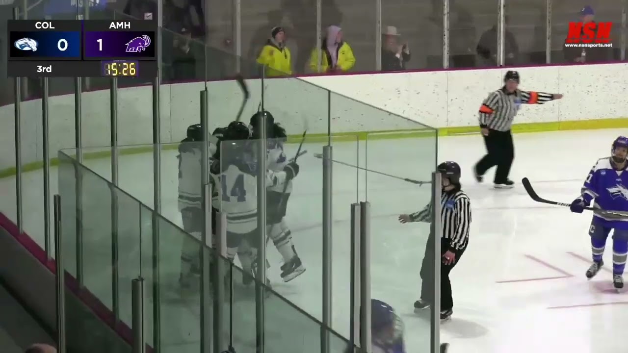 Women's Ice Hockey Amherst vs. Colby NCAA Quarterfinal Highlights (3