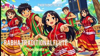 (Free Use) Rabha Traditional Flute Type Beats | Prod P Northeast Beats