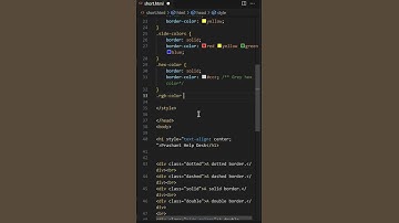 CSS Border Colors Tutorial #csstutorial