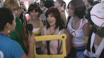 gamescom 09 - Cosplay Mädchengruppe