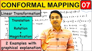 Linear Transformation with 2 examples in Conformal Mapping : Lecture 7