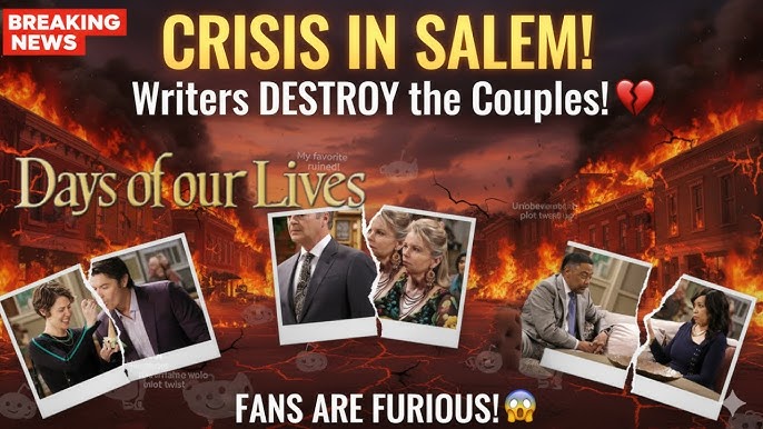 Days Spoilers | Major Crisis in Salem! Writers Are Destroying the Couples —  Fans Are Furious! - YouTube