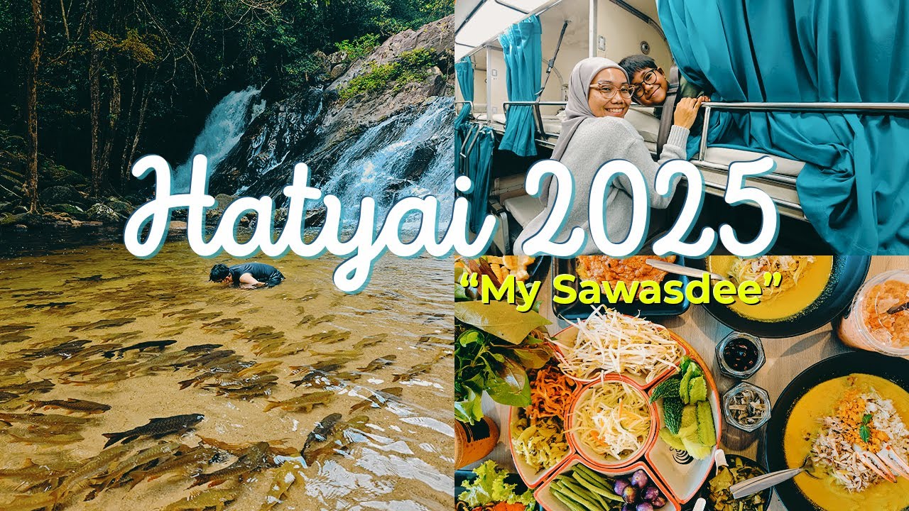🇹🇭 Hatyai 2025 Menaiki Tren "My Sawasdee" | Cuti-Cuti Hatyai 3H2M Part 1 [Eng Sub]