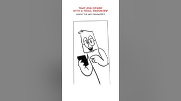 Whats The Wifi Password? 🤔 (Animation Meme) #shorts