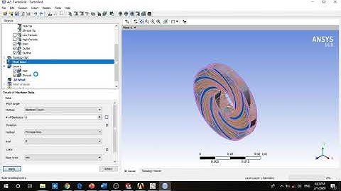 importing impeller from cf turbo into turbo grid & mesh using turbo grid --no 03