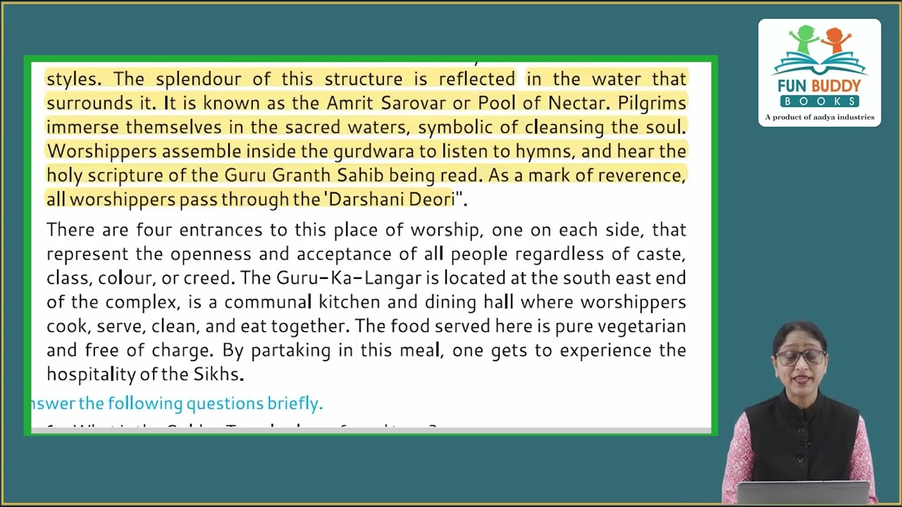 Ch 19 | Fun Buddy Books | Fun With Grammar | Class 6 | Comprehension | For children