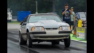 1991 LX 5.0 SilverCar 4.56 Gear T-N-T Budget Fox Body Mustang Drag Car