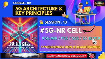 #13 ~ 5G New Radio Cell Concepts : Synchronization, Beamforming & Evolution of Telco | Course 02 #5g