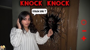KNOCK KNOCK | Family Horror Comedy | Aayu and Pihu Show