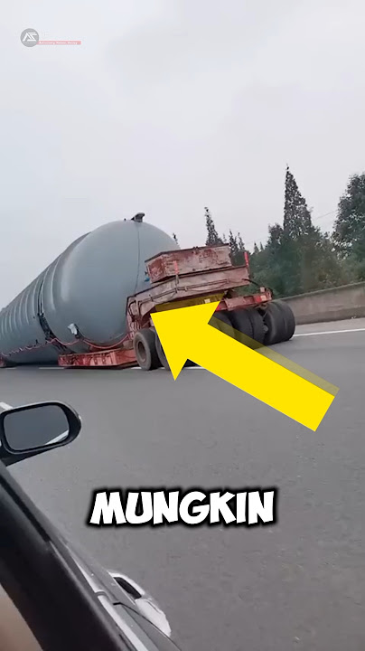 Penampakan Truk Trailer Angkut Reaktor Nuklir