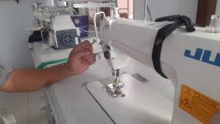 Cara Mudah Pasang Stick Pembatas Jahitan Mesin Jahit Jarum 1 Agar Lurus