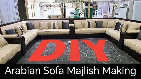 How To Made Diy Chesterfield Arabian Style Sofa Majlish Step By Step Process | Forhad Furniture