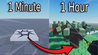Making a ROBLOX RPG GAME in 1, 10, and 30 minutes...