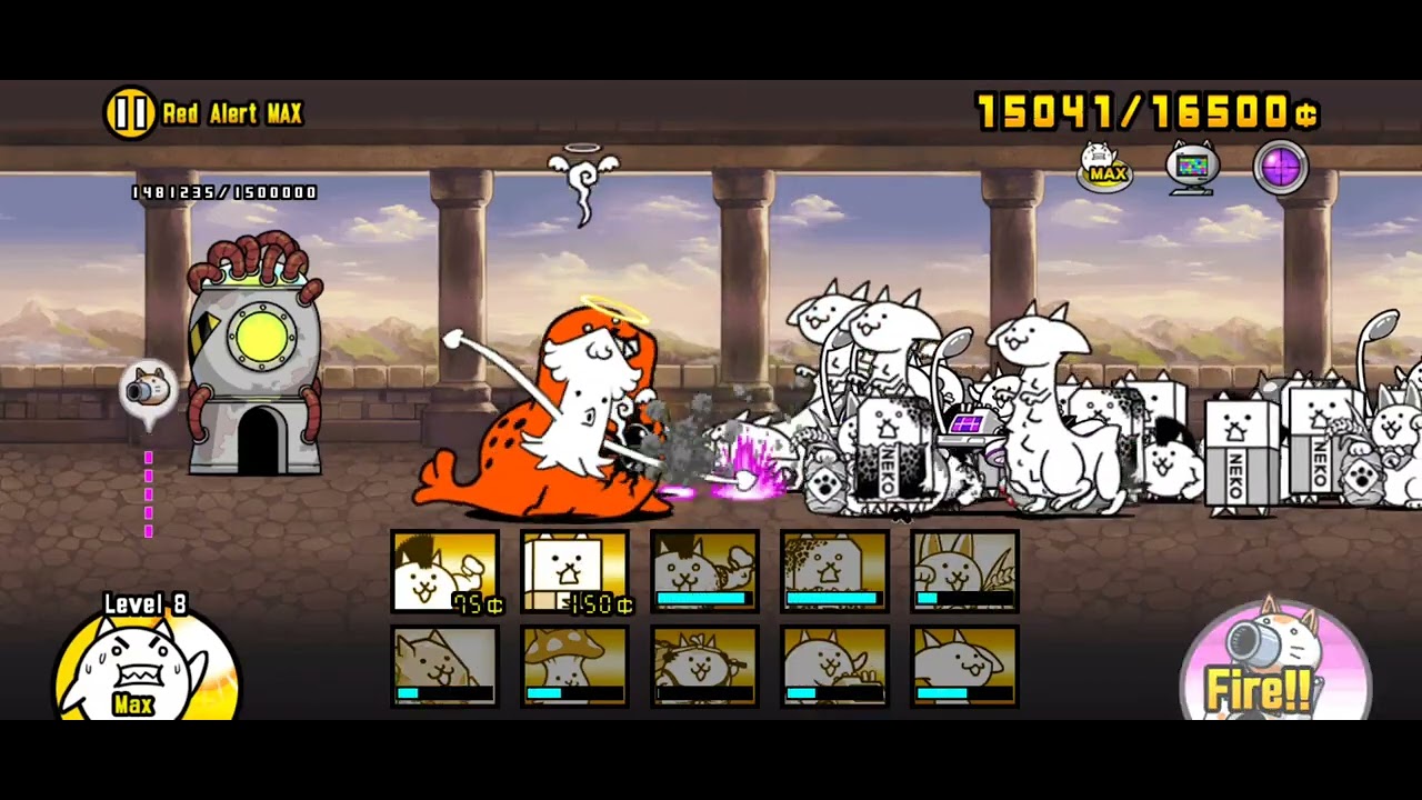 Battle Cats - Baron Seal Strikes - Red Alert Max - No Gacha - YouTube
