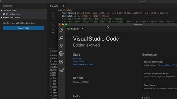 vscode remote development with Google Cloud Shell