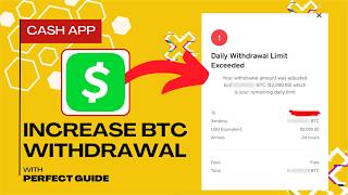 How To Increase Cash App Bitcoin Withdrawal Limit (Easy Guide)