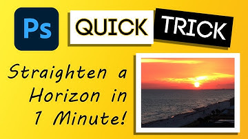 Straighten Horizon in Less than 1 Minute using Photoshop
