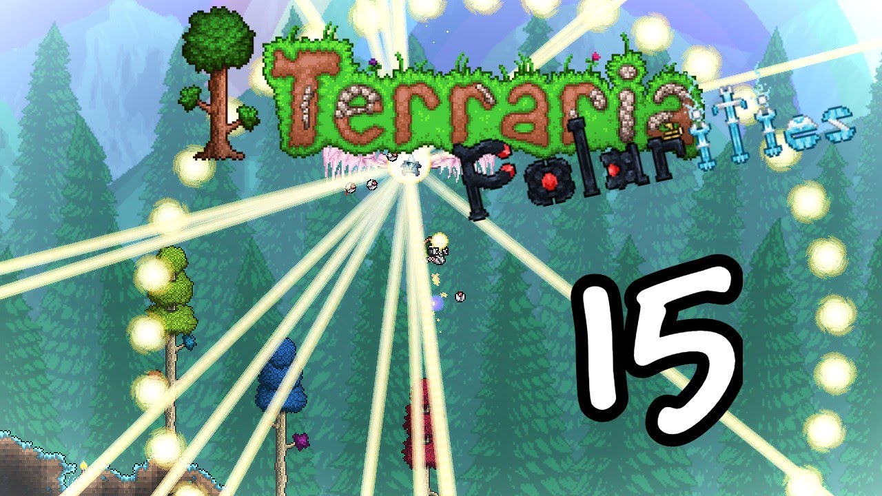 Terraria [Polarities Mod] Let's Play Episode 15: Sun Pixie: Meet Laser Face!