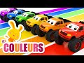 Learn colors with Cars - Planes Bus Motocycles