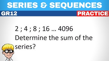 8a) Sum of geometric Series Gr 12 | Try