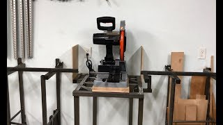 DIY Cold Cut Metal Chop Saw Stand/Station.